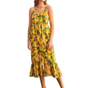 Farm Rio Lemon Dress BRAND NEW